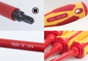 14740105 - WKRĘTAK IZOLOWANY Z KOŃCÓWKĄ KWADRATOWĄ RB1 x 125mm