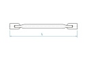 19101011 - KLUCZ NASADOWY PRZEGUBOWY 10 x 11mm