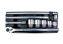 9-6010MR - ZESTAW 10 CZ. NASADKI 3/4" 12-KĄT. KRÓTKIE 33 - 50mm, Z AKCESORIAMI, WKŁAD DO SKRZYNKI 87408