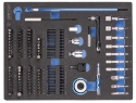 PROMOCJA - 9-91317CQV - ZESTAW BITÓW 1/4" Z AKCESORIAMI 117 cz. WKŁAD Z PIANKI DO WÓZKA