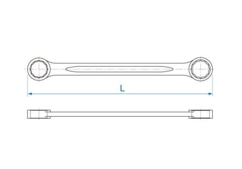 19C02528 - KLUCZ OCZKOWY PROSTY 25mm x 28mm 19C02528 - KLUCZ OCZKOWY PROSTY 25mm x 28mm