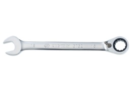 PROMOCJA - 373221M - KLUCZ PŁASKO-OCZKOWY Z GRZECHOTKĄ DWUKIERUNKOWĄ 72 ZĘBY 290 x 21mm