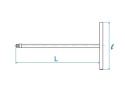 4511-10 - POKRĘTŁO "T" 1/2" 250/268mm, CHROM