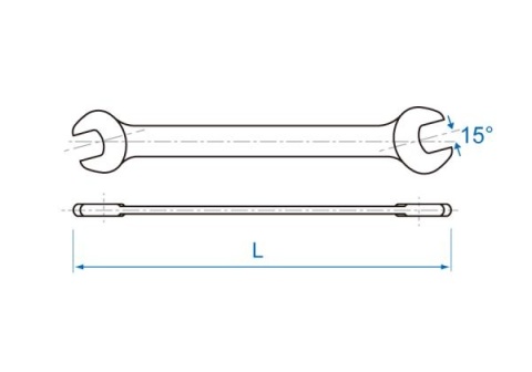 59003032 - KLUCZ PŁASKI CALOWY 15/16" x 1"
