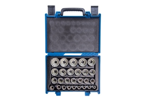 4057MR - ZESTAW NASADEK 1/2" 12-kąt. 8-36mm W WALIZCE 27cz