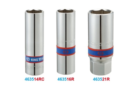 463521R - NASADKA DO ŚWIEC 1/2" 21mm x 68mm 6-kąt. WKŁADKA GUMOWA