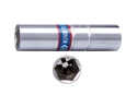 467514C - NASADKA DO ŚWIEC 1/2" 14mm x 70mm 6-kąt. WKŁADKA Z METALOWYM KLIPSEM