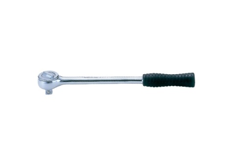 4725-12GR - GRZECHOTKA 1/2" 45 ZĘBÓW 300mm UCHWYT GUMOWY