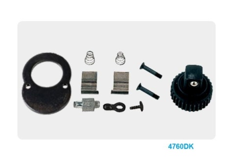 4760-05 - GRZECHOTKA MINI 1/2" 64 ZĘBY 120mm UCHWYT POLEROWANY